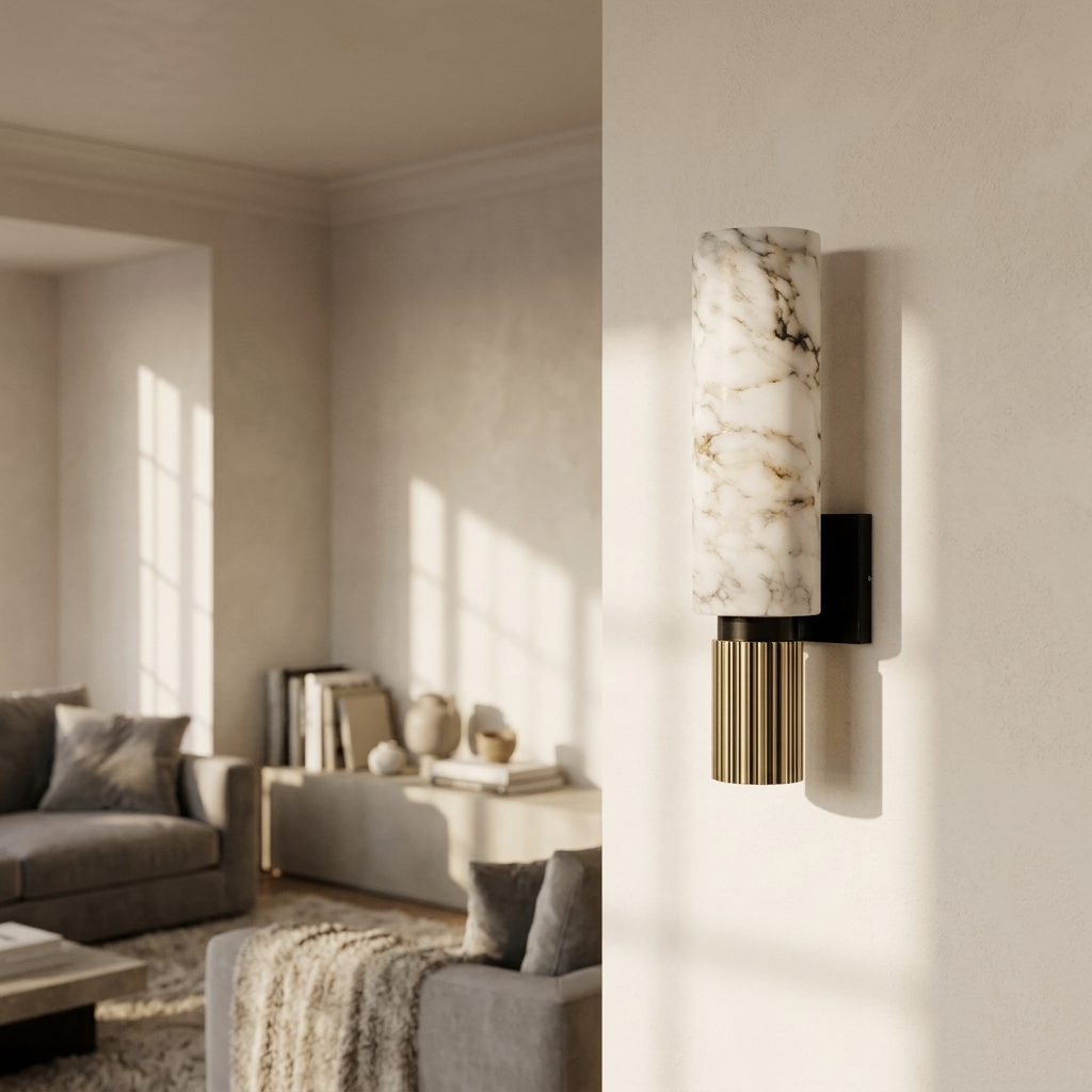 Natural Alabaster Heritage Wall Light