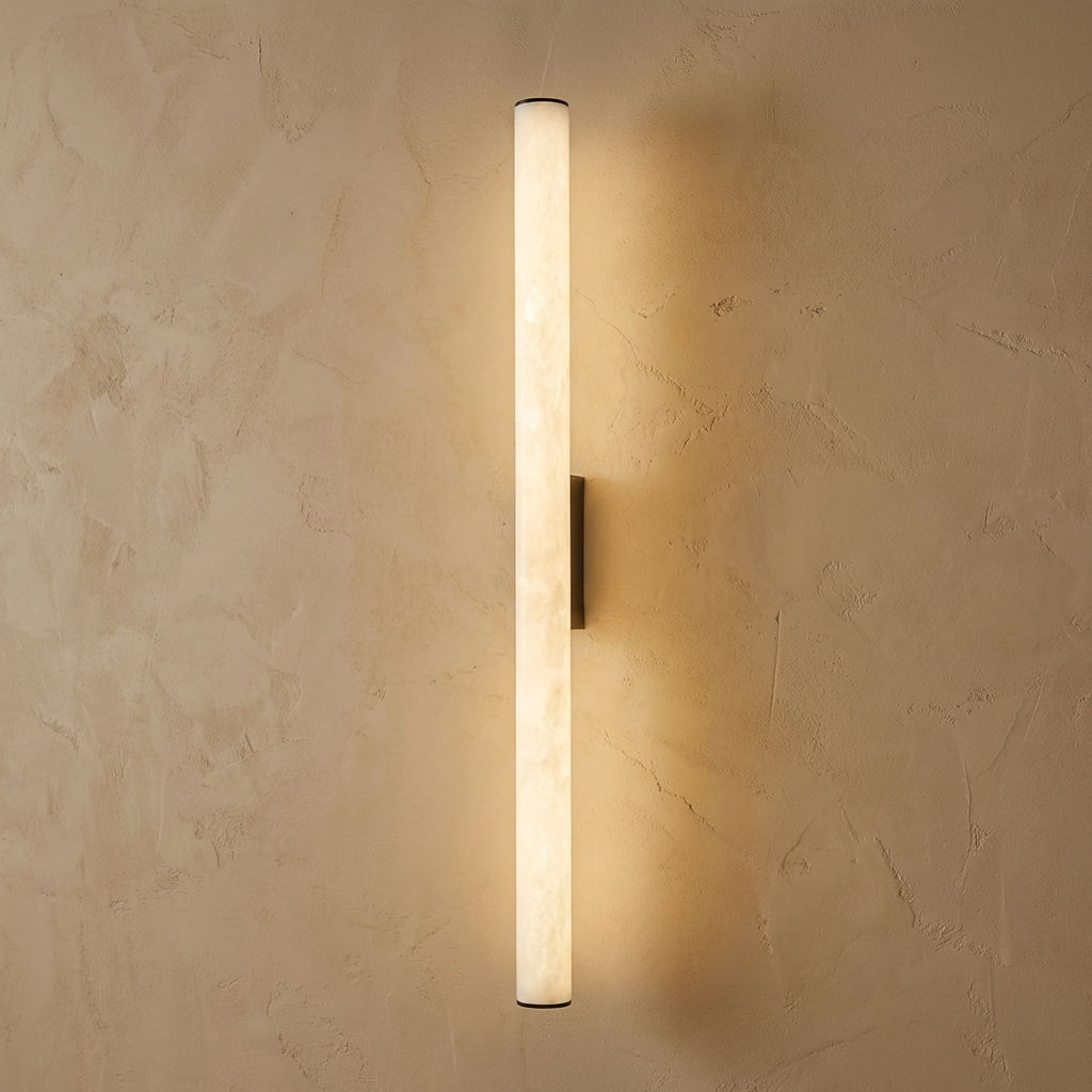 Natural Alabaster Linear Wall Light