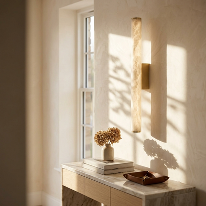 Natural Alabaster Linear Wall Light