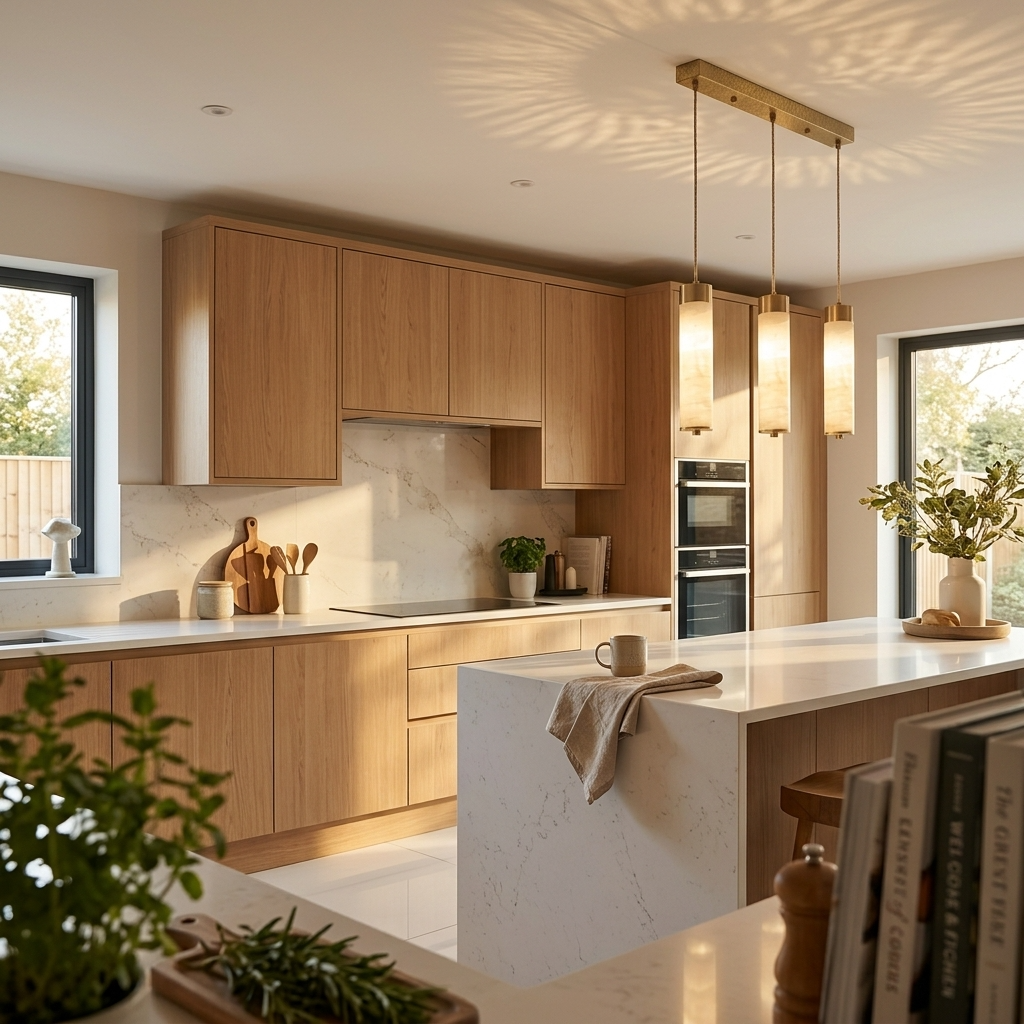 Natural Alabaster Pendant Light