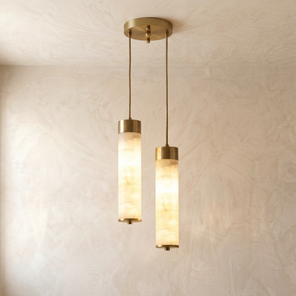 Natural Alabaster Pendant Light