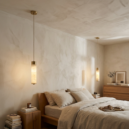 Natural Alabaster Pendant Light