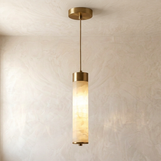 Natural Alabaster Pendant Light