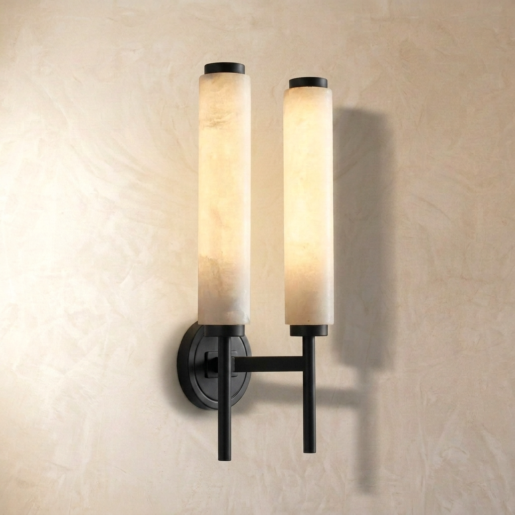 Natural Alabaster Sconce Wall Light