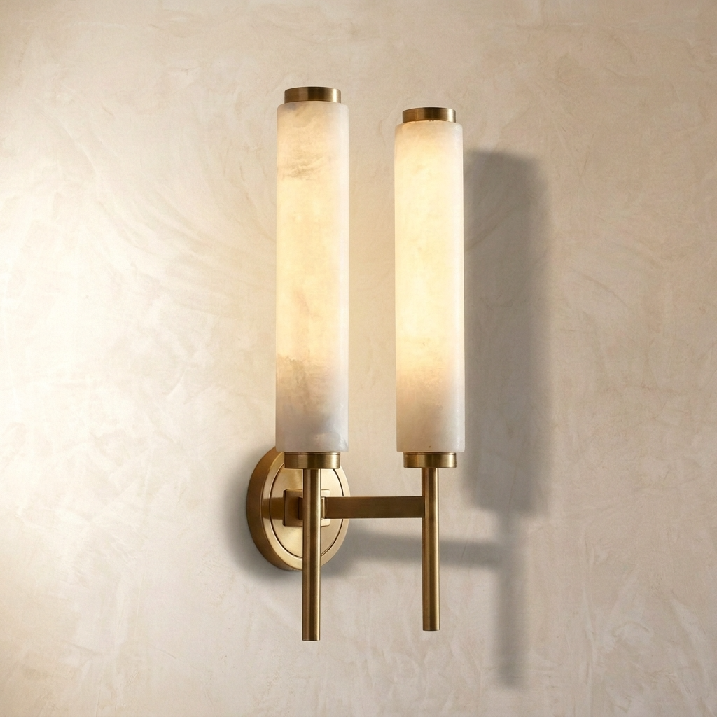 Natural Alabaster Sconce Wall Light
