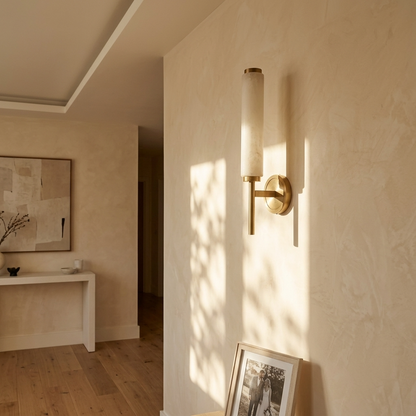Natural Alabaster Sconce Wall Light