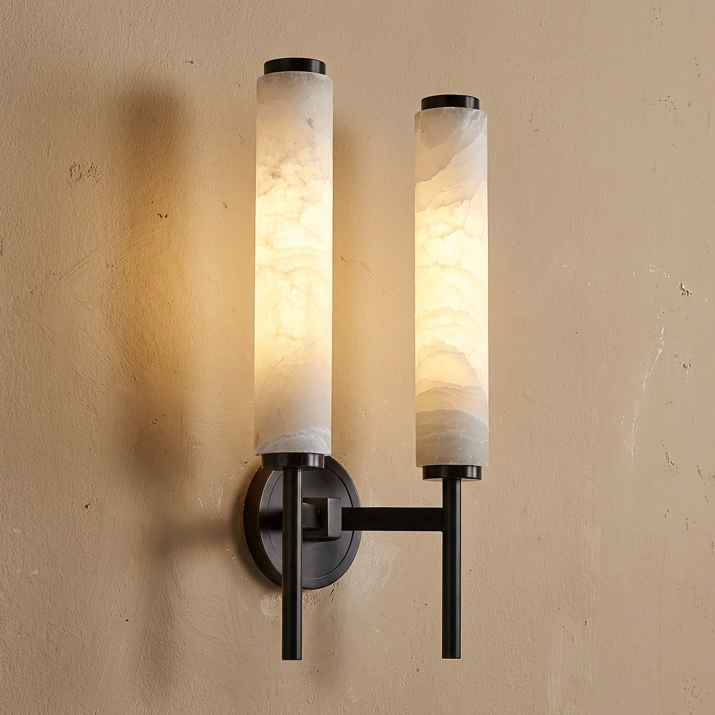 Natural Alabaster Sconce Wall Light