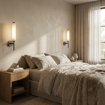 Natural Alabaster Sconce Wall Light