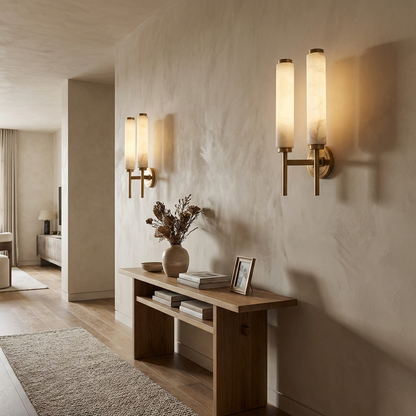 Natural Alabaster Sconce Wall Light