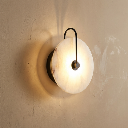 Natural Alabaster Spanish Wall Light