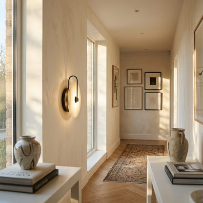 Natural Alabaster Spanish Wall Light
