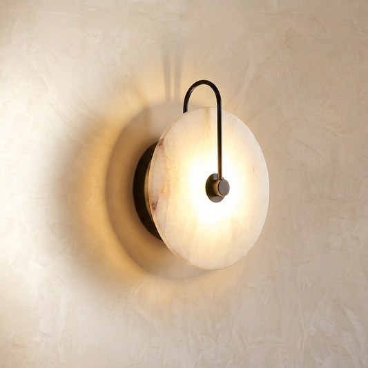 Natural Alabaster Spanish Wall Light