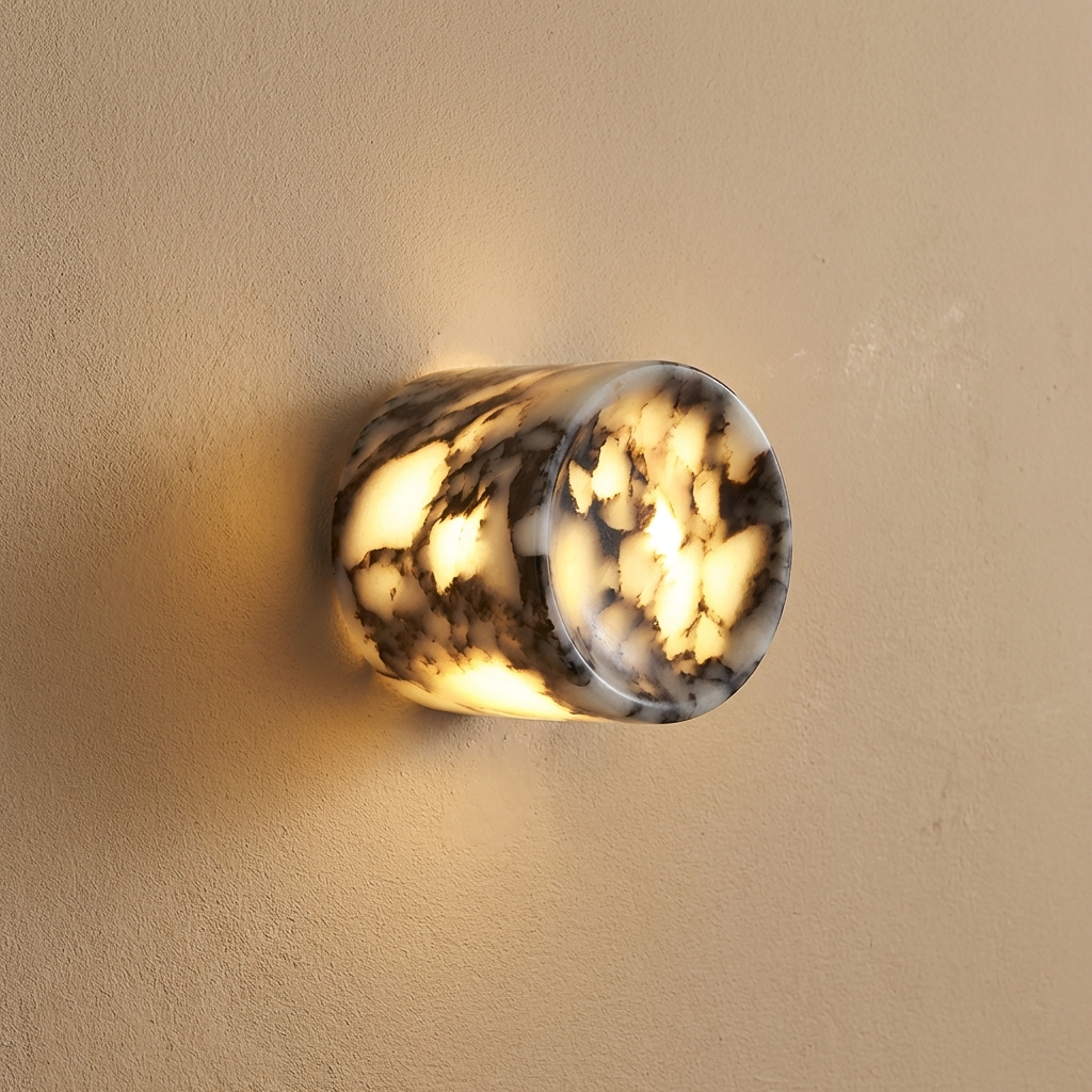Natural Marble Stone Wall Light