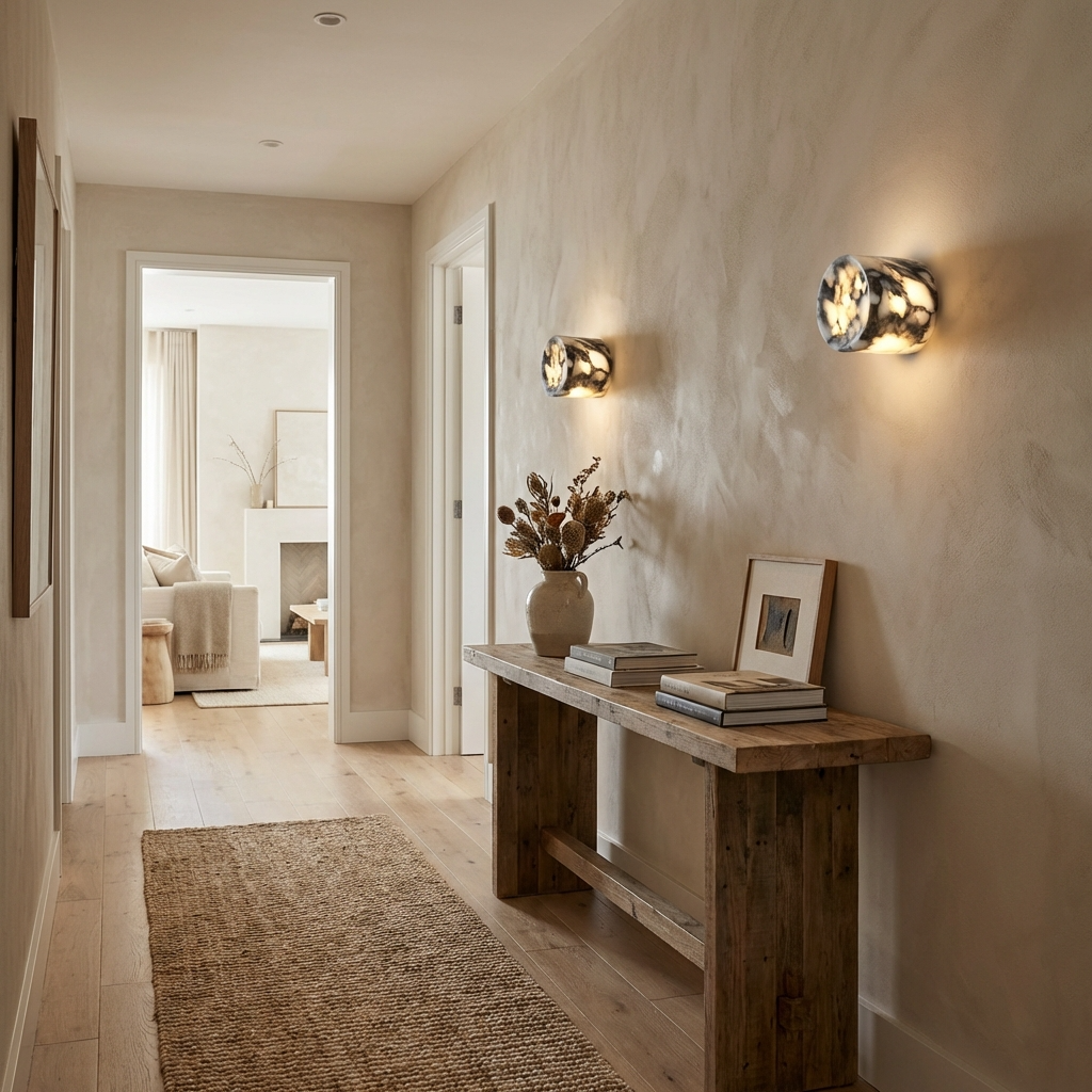 Natural Marble Stone Wall Light