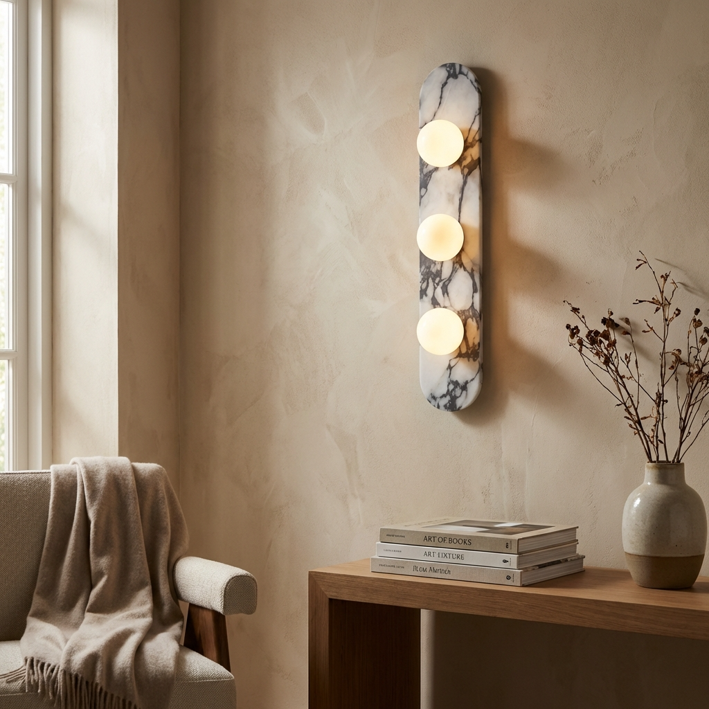 Natural Marble Wall Panel Light