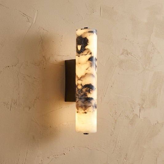 Natural Textured Marble Sconce Wall Light