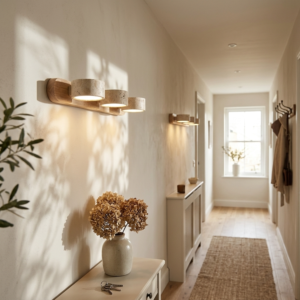 Natural Travertine Stone Wall Spot Light