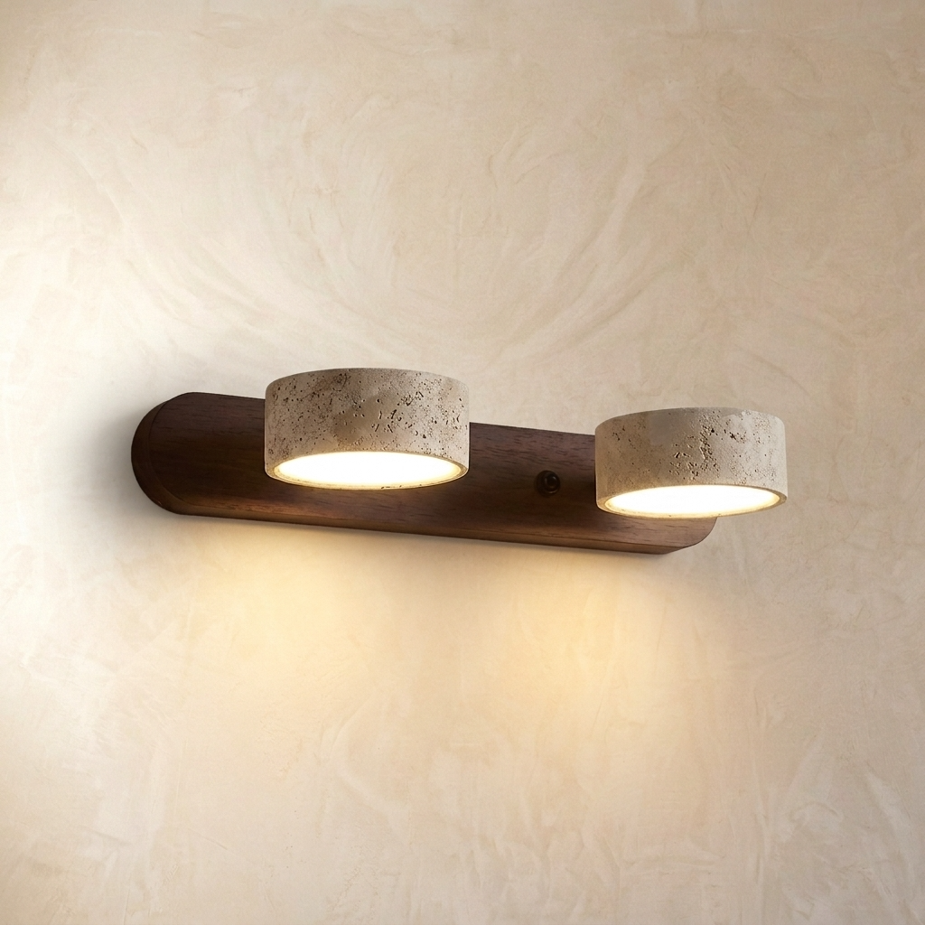 Natural Travertine Stone Wall Spot Light