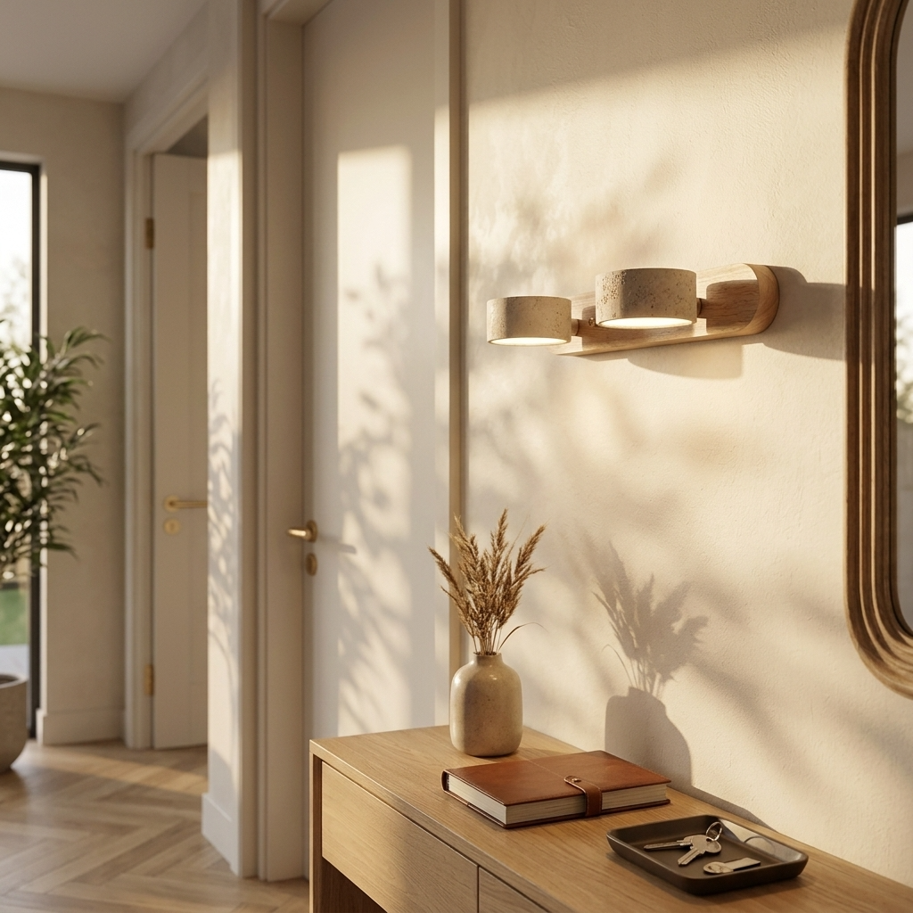 Natural Travertine Stone Wall Spot Light