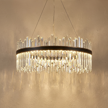 Nordic Circular Crystal Chandelier