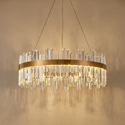 Nordic Circular Crystal Chandelier