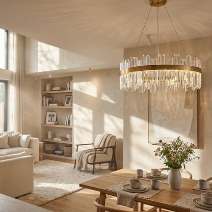 Nordic Circular Crystal Chandelier