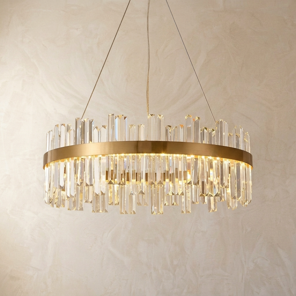 Nordic Circular Crystal Chandelier