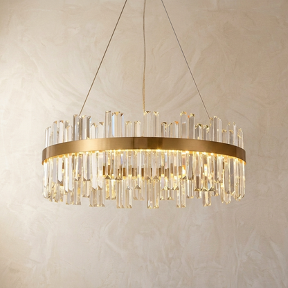 Nordic Circular Crystal Chandelier