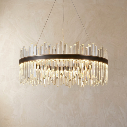 Nordic Circular Crystal Chandelier