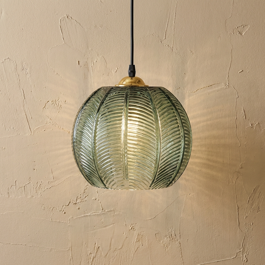 Nordic Glass Pattern Pendant Light