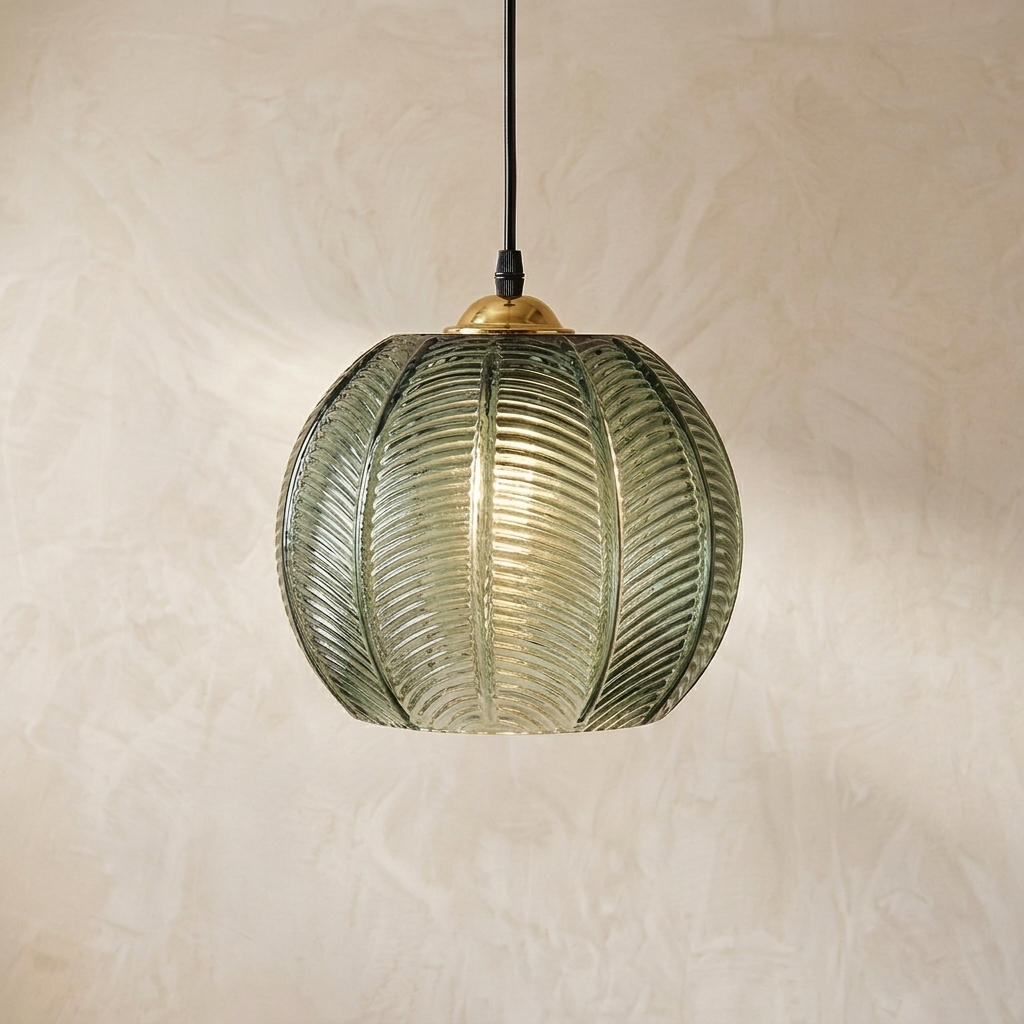 Nordic Glass Pattern Pendant Light