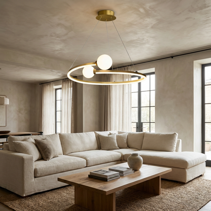 Nordic Minimalist Ring LED Pendant Lamp