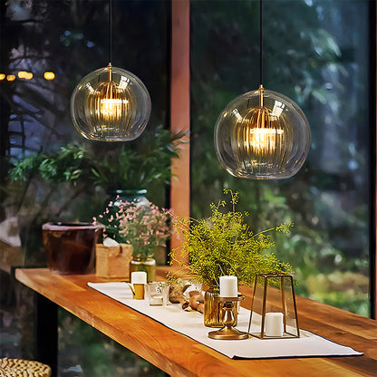 Nordic Modern Spherical Glass Pendant Light