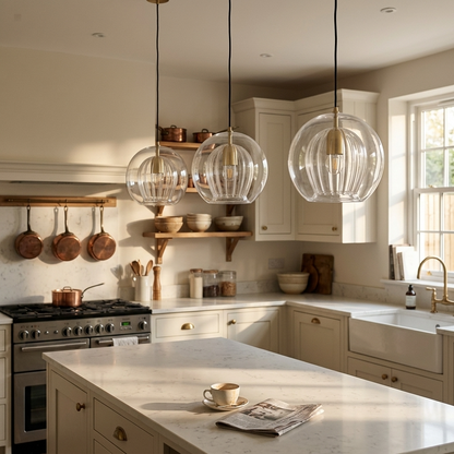 Nordic Modern Spherical Glass Pendant Light