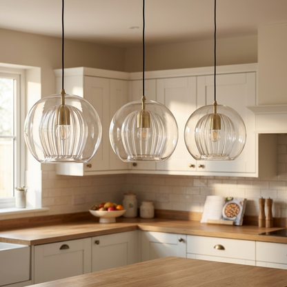 Nordic Modern Spherical Glass Pendant Light