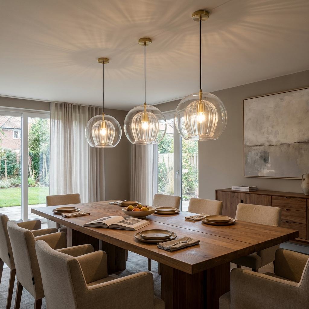 Nordic Modern Spherical Glass Pendant Light