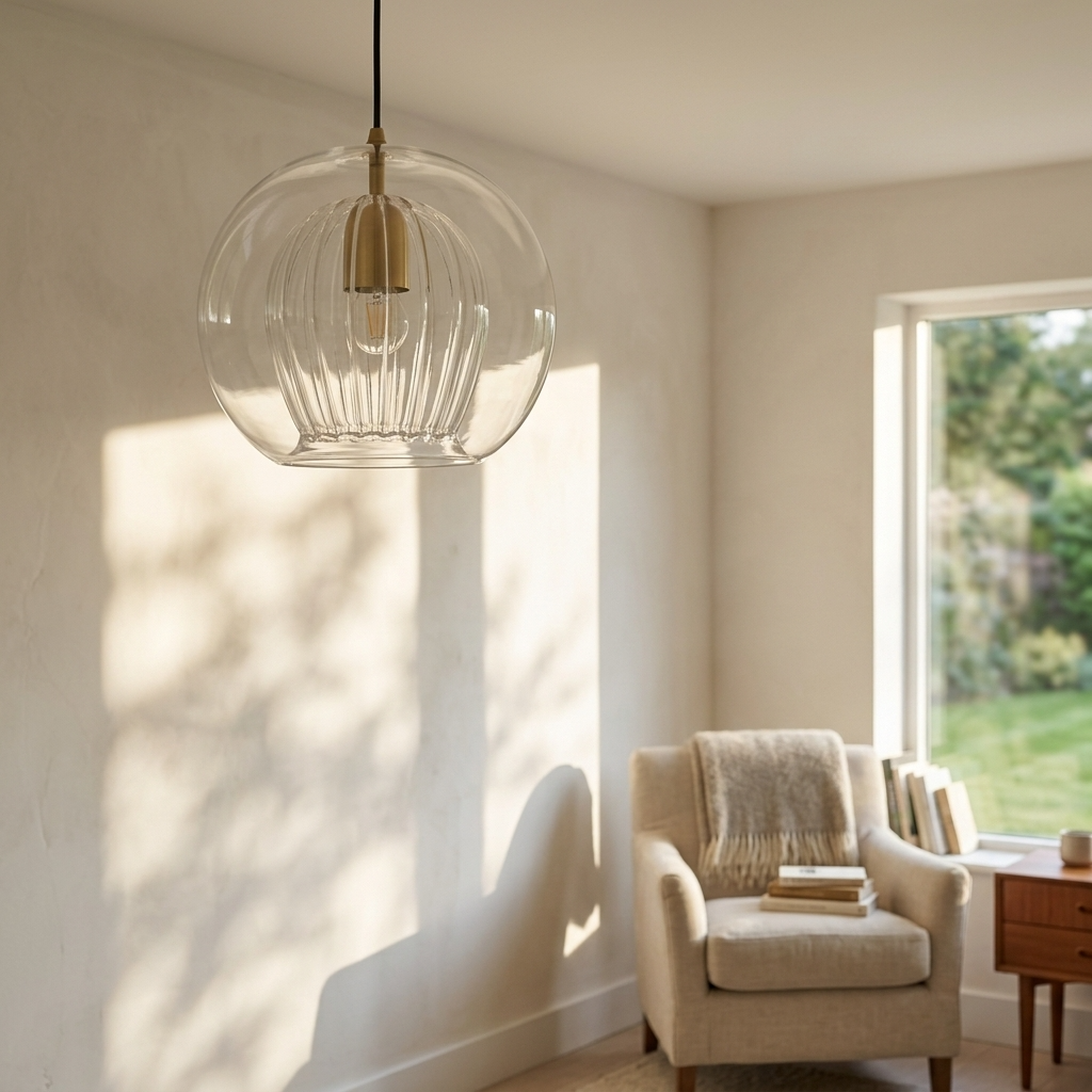Nordic Modern Spherical Glass Pendant Light