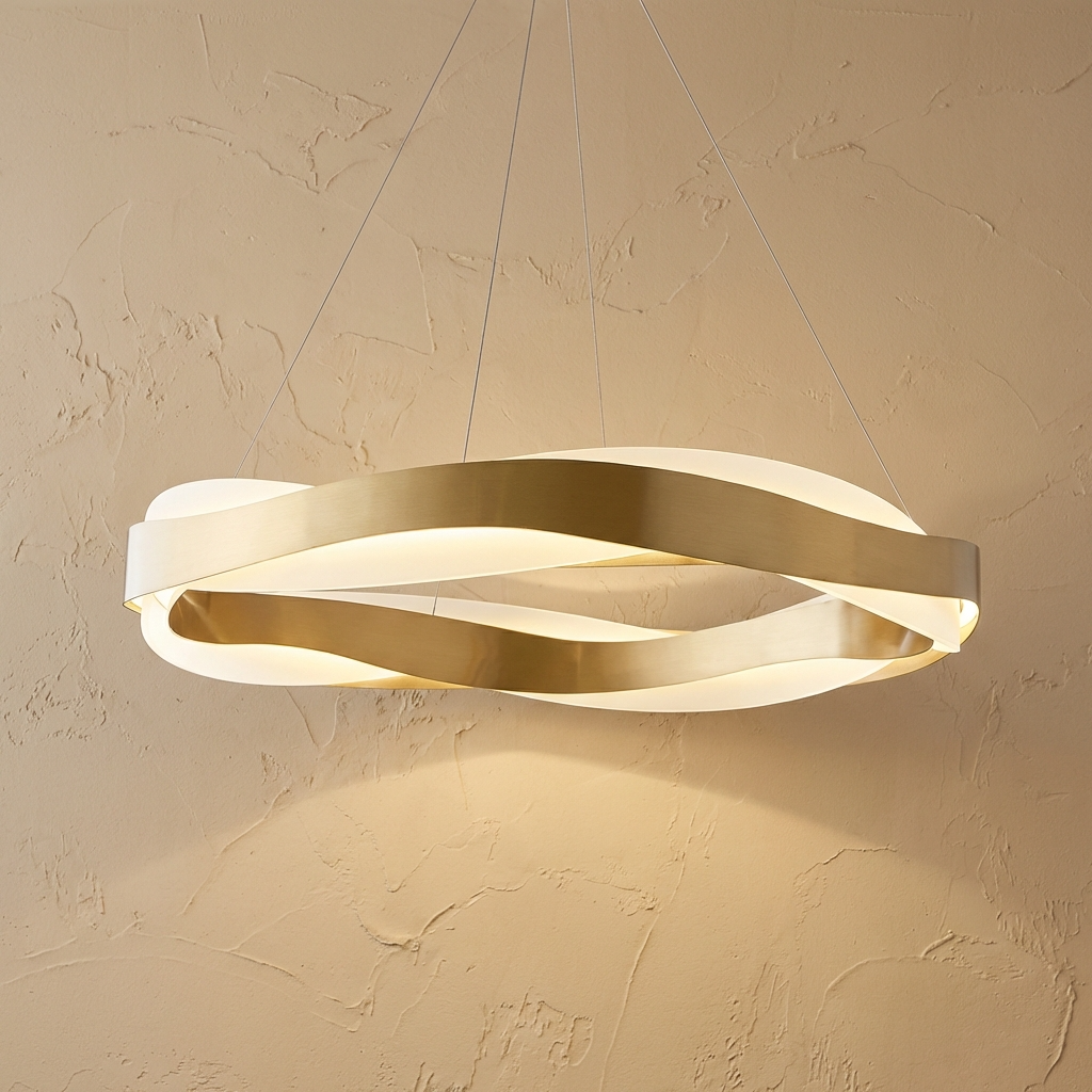 Nordic Modern Wave Chandelier