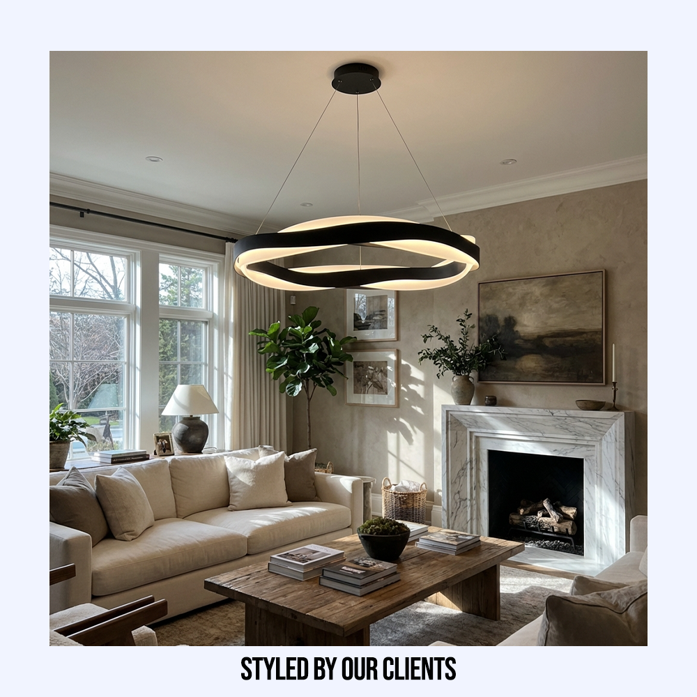 Nordic Modern Wave Chandelier