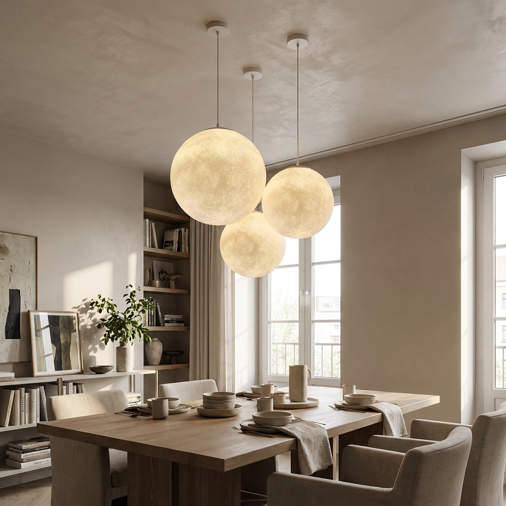 Nordic Moon Pendant Light