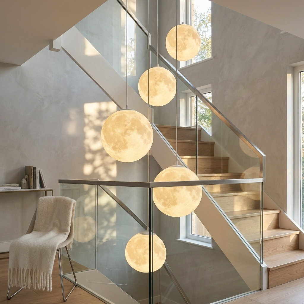 Nordic Moon Pendant Light