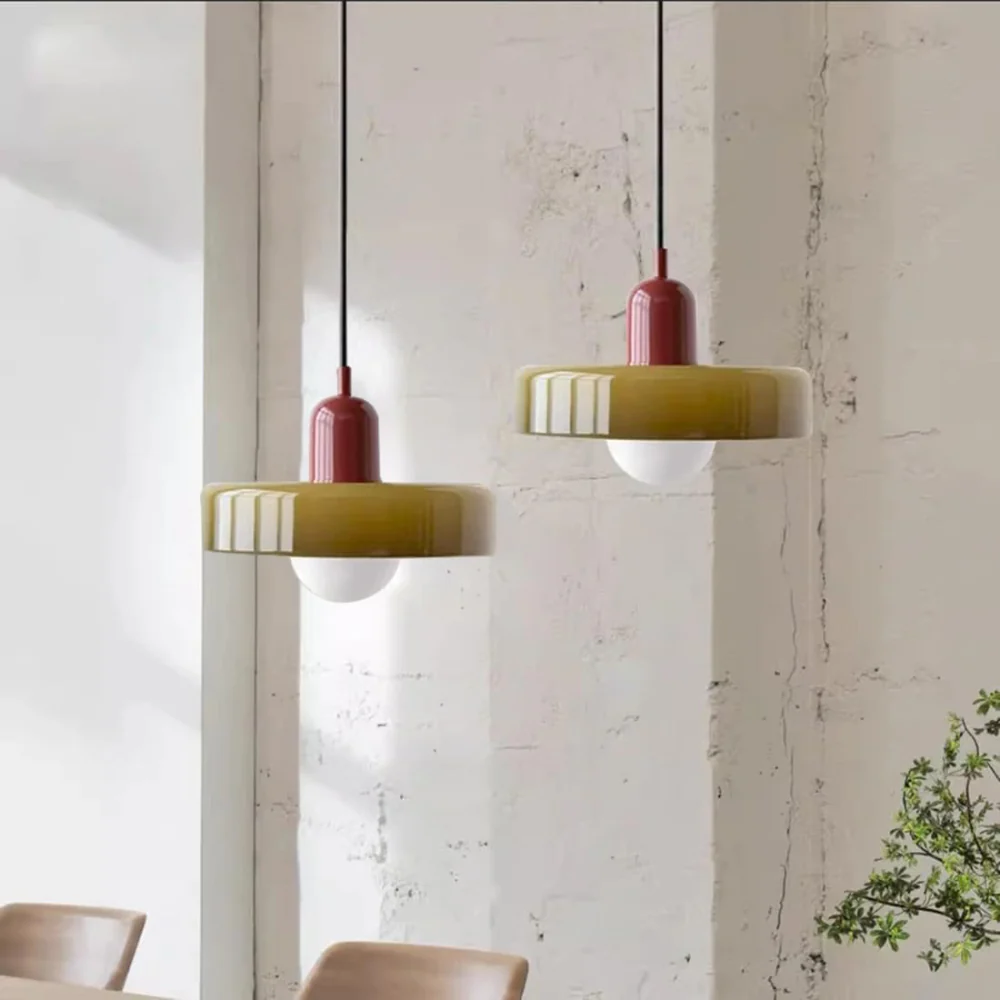 Nordic Retro Glass Chandelier