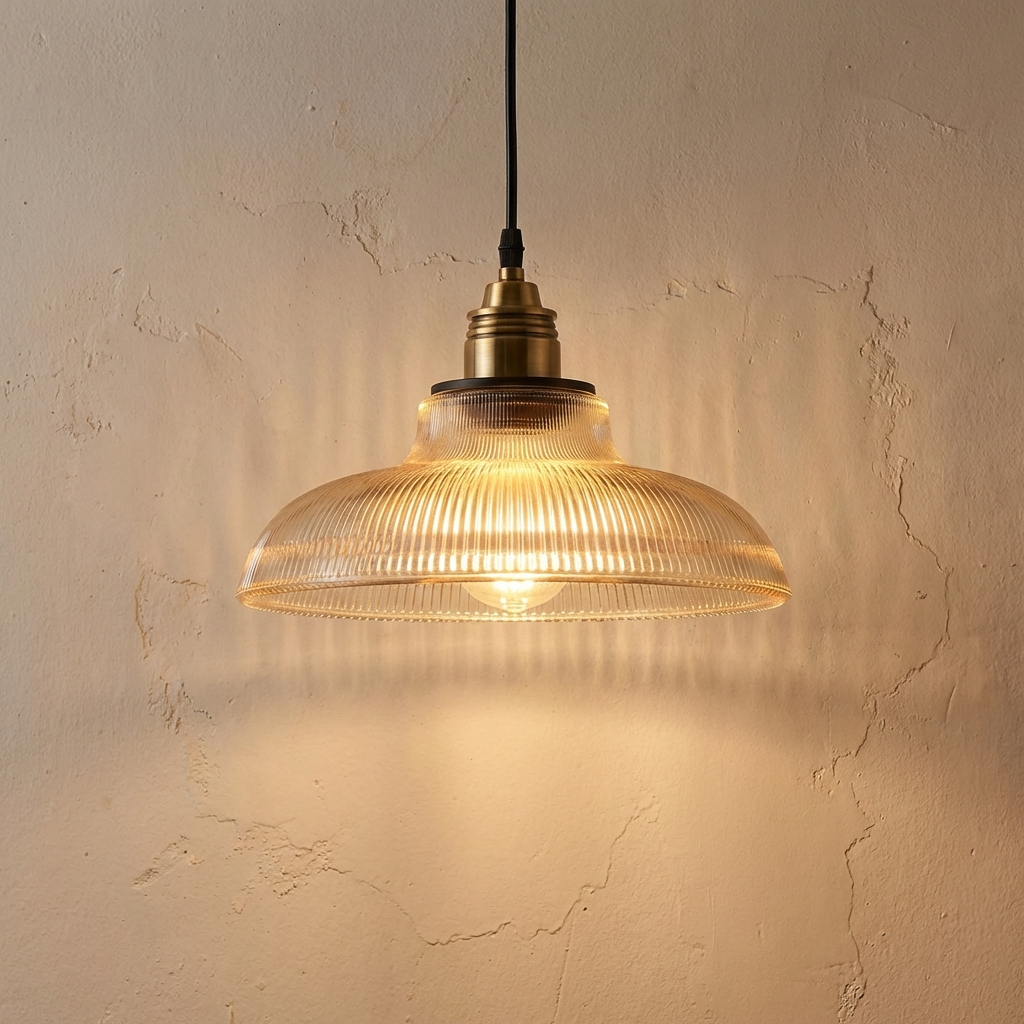 Nordic Retro Glass Pendant Light