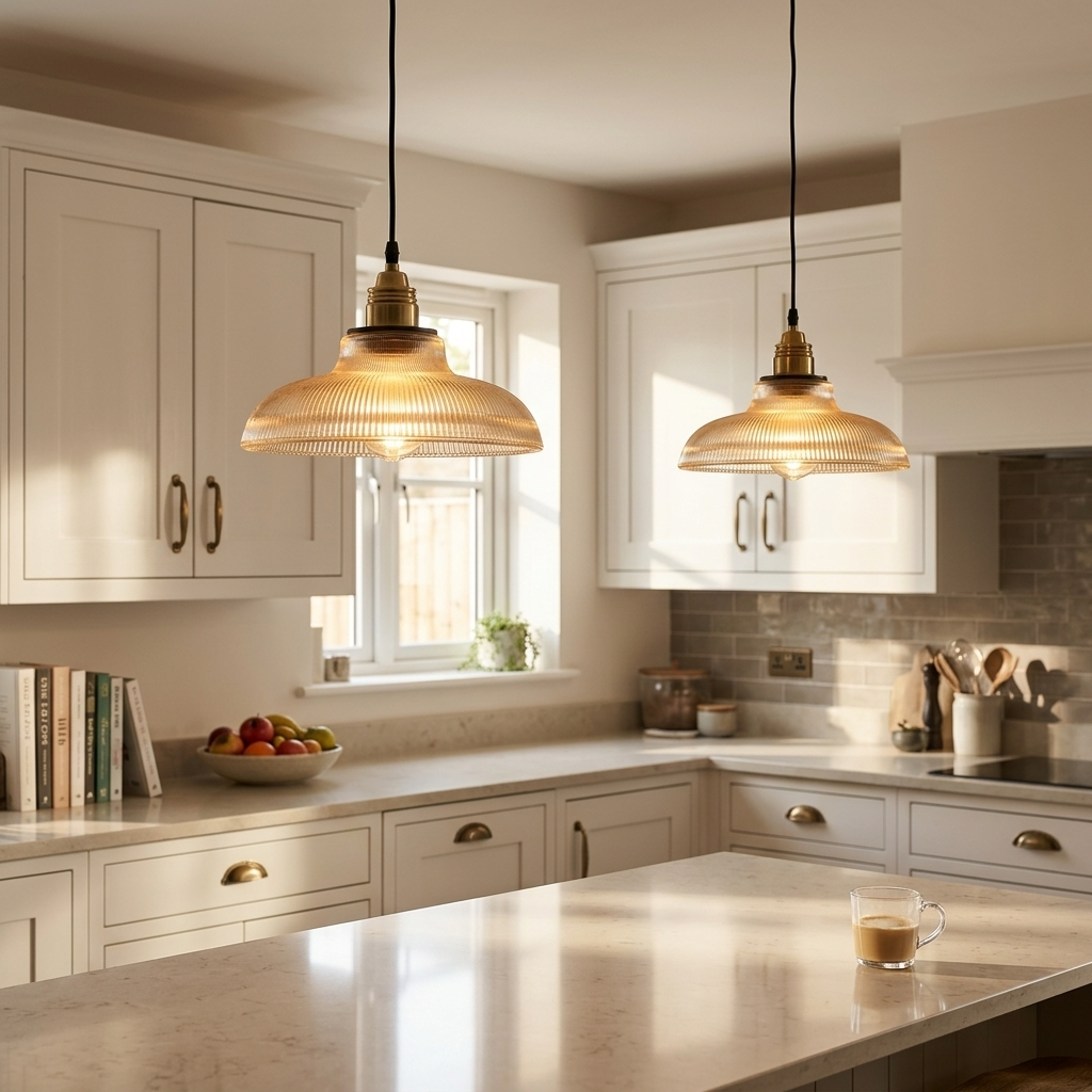 Nordic Retro Glass Pendant Light