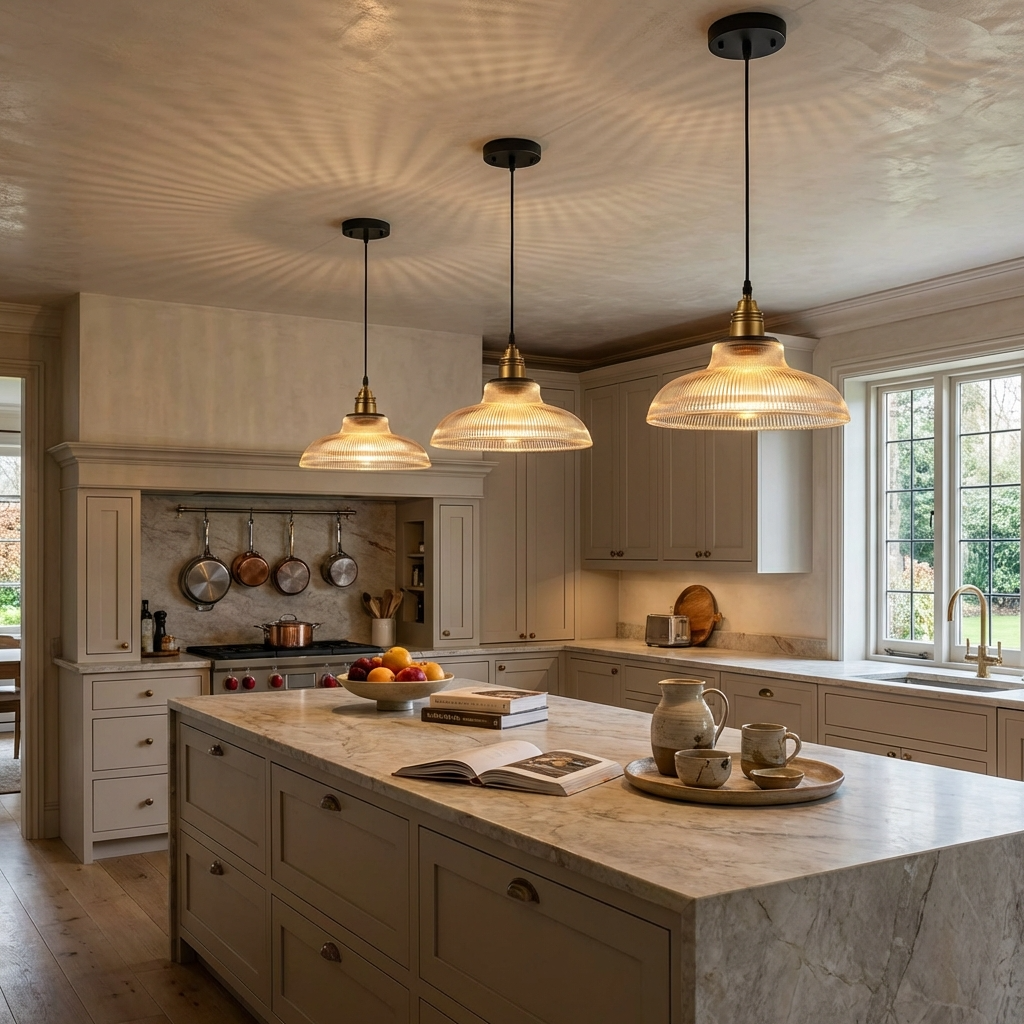 Nordic Retro Glass Pendant Light