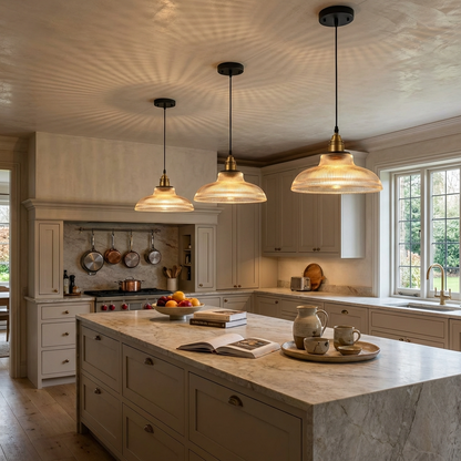 Nordic Retro Glass Pendant Light