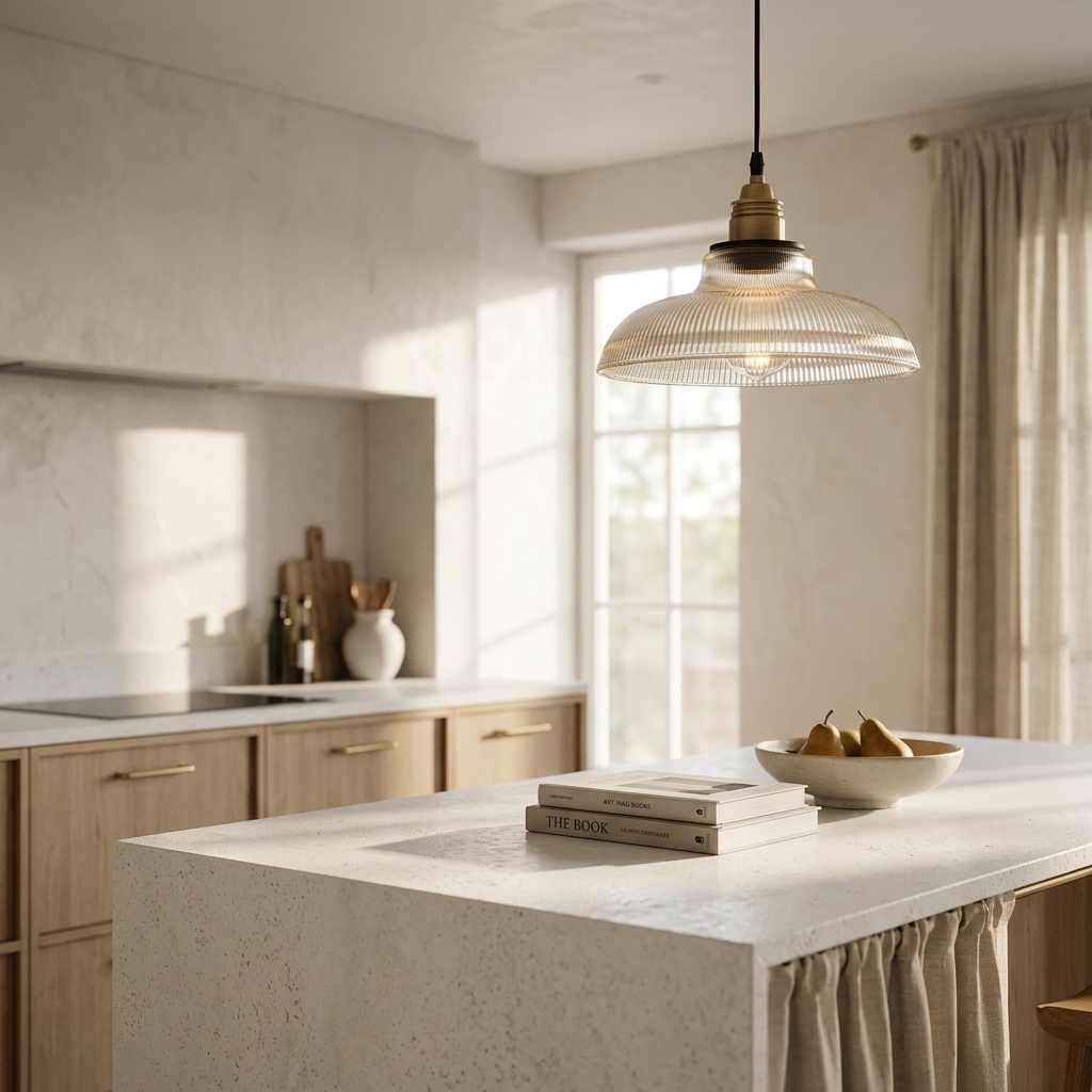 Nordic Retro Glass Pendant Light