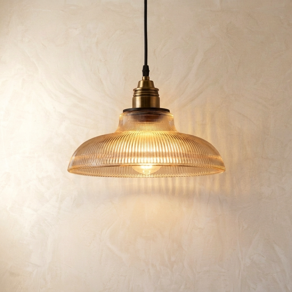 Nordic Retro Glass Pendant Light
