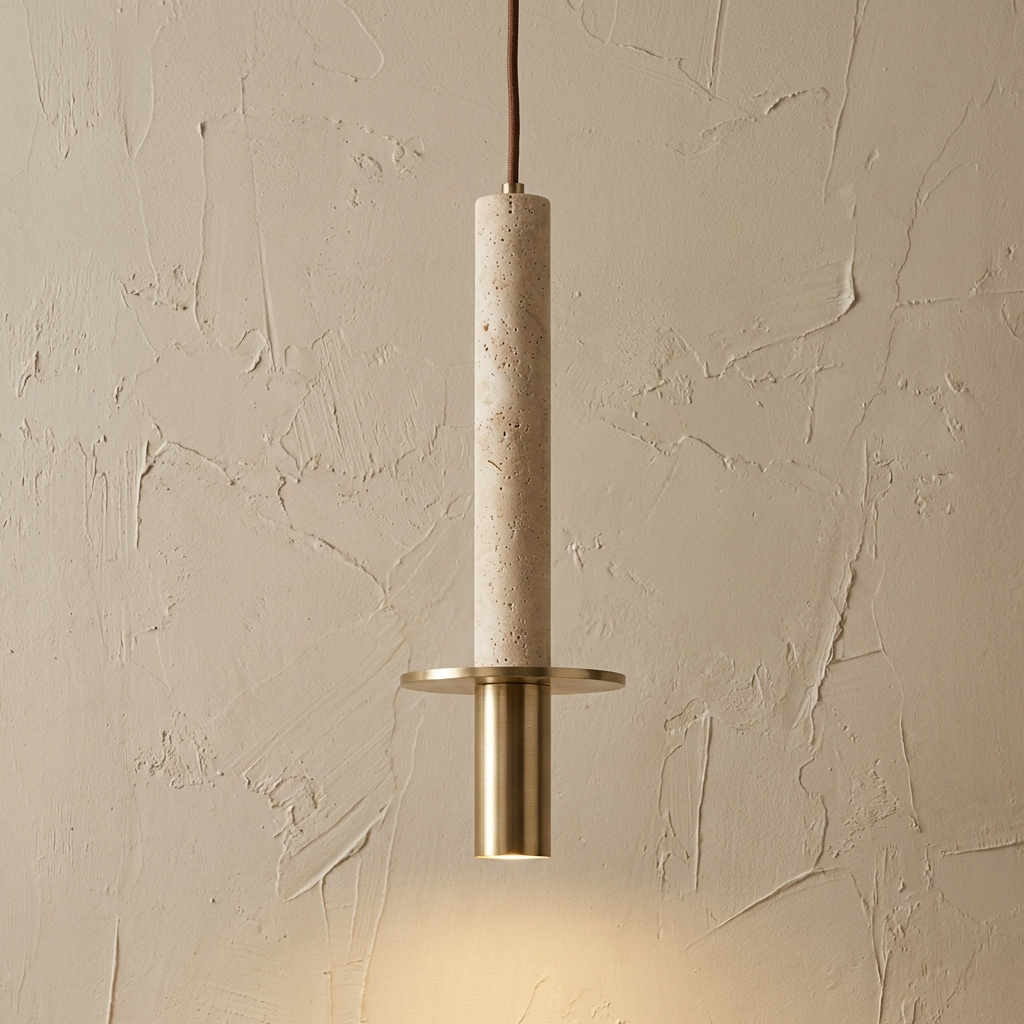Nordic Stone Long Pendant Light