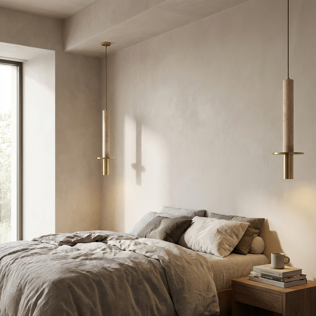Nordic Stone Long Pendant Light